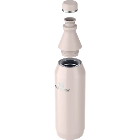 Stanley The All Day Slim Bottle  0.6L / 20oz - Rose Quartz Gloss