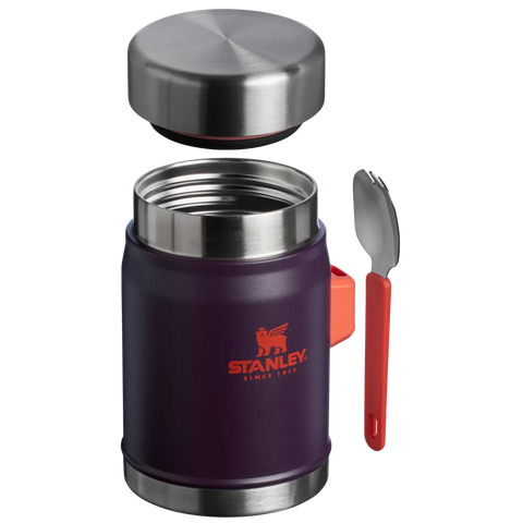 Stanley The Legendary Food Jar + Spork .4L / 14oz - Plum